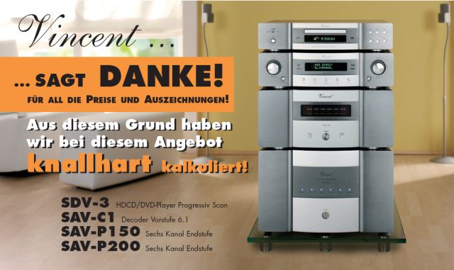 Vincent sagt Danke: Mehrkanal Kollektion der Design-Linie 2 