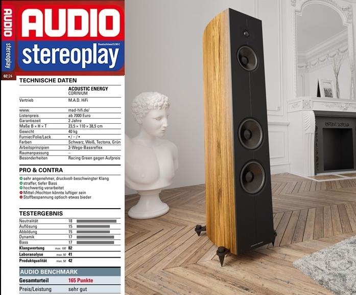Beim Teutas Acoustic Energy bei audio+stereoplay im Test 