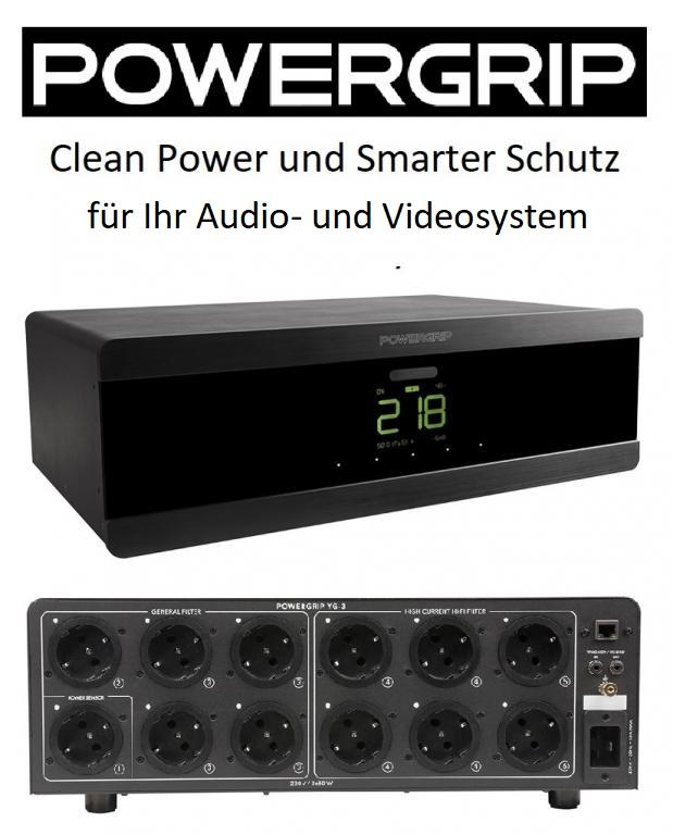POWERGRIP: Clean Power -  Smarter Schutz - Fairer Preis!   PowerGrip_Stromfilter_Strom_Filter_Bluetooth_Powerconditioner_Phonar_WireWorld_Hifi_Musik