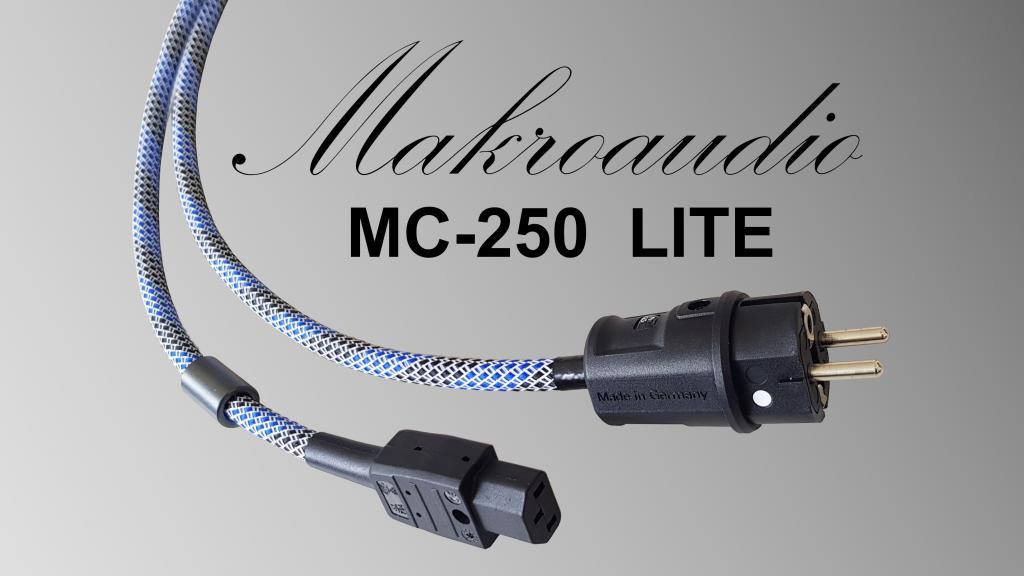 Makroaudio MC-250 MKII Lite Highend Netzkabel Makroaudio MC-250 MKII Lite