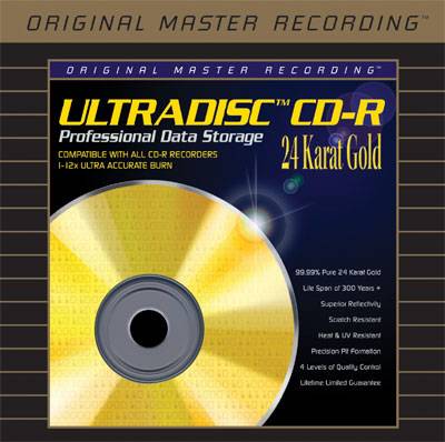 Referenz bei STEREO: Die MFSL ULTRADISC CD-R GOLD MFSL ULTRADISC DC-R 24 Karat Gold
