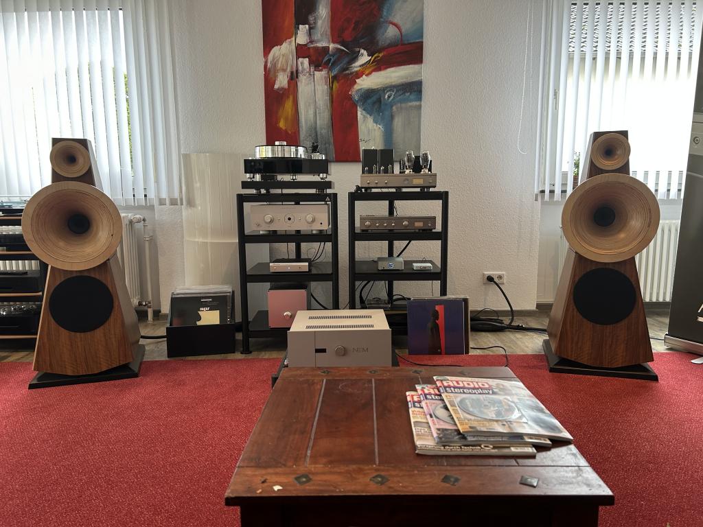 Air Tight 300B / Vorstufe ATC-7 an Odeon Helix.