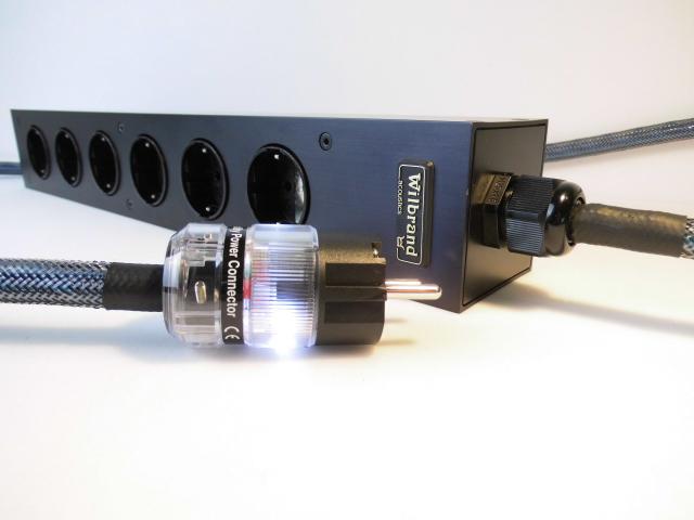 Wilbrand acoustics Netzleiste STELLAR silver 