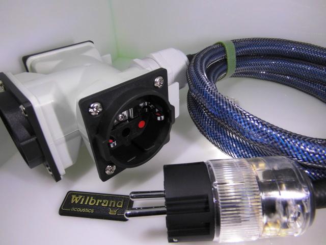 Wilbrand acoustics Netzleiste Drei-Stern GF6 silver II