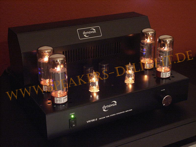 Dynavox VR-70E2, Röhrenvollverstärker mit EL-34 Endröhren, sofort lieferbar! Dynavox VR-70E2, Röhrenvollverstärker mit EL-34