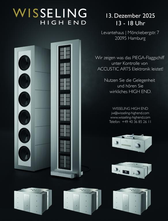 PIEGA-Flaggschiff Master Line Source MKII an ACCUSTIC ARTS