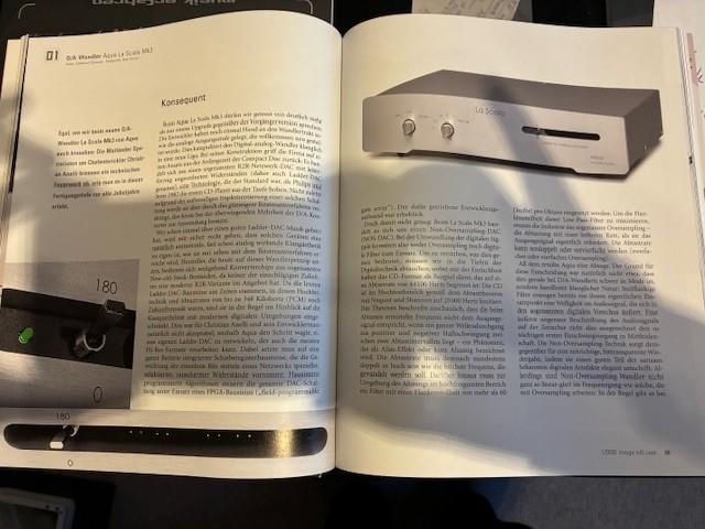 in der neuen IMAGE 01-2026 ist  Ekkehard Strauss begeistert vom neuen Aqua Scala MK III DAC www.audio-offensive.de und www.berlin-hifi.de