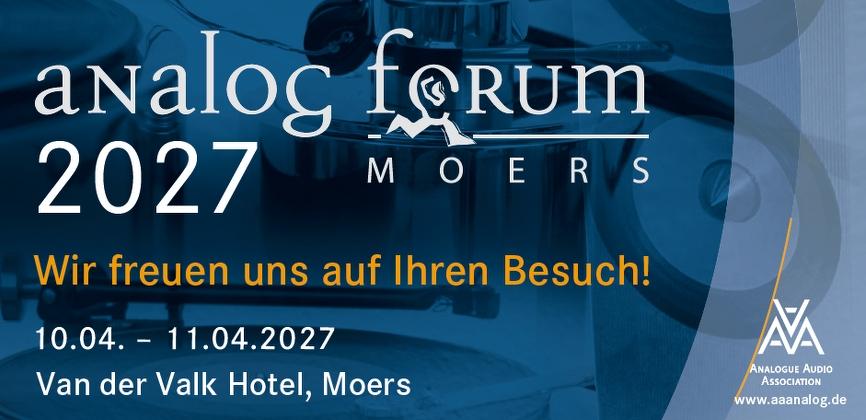 Analogforum Moers 2027 - 10. und 11.4.2027 Analogforum Moers 2027