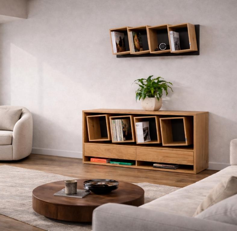 Das Schallplattenregal. Vinyl trifft Charakter.