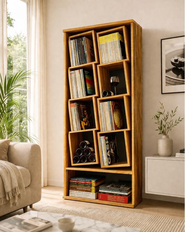 Das Schallplattenregal. Vinyl trifft Charakter. 