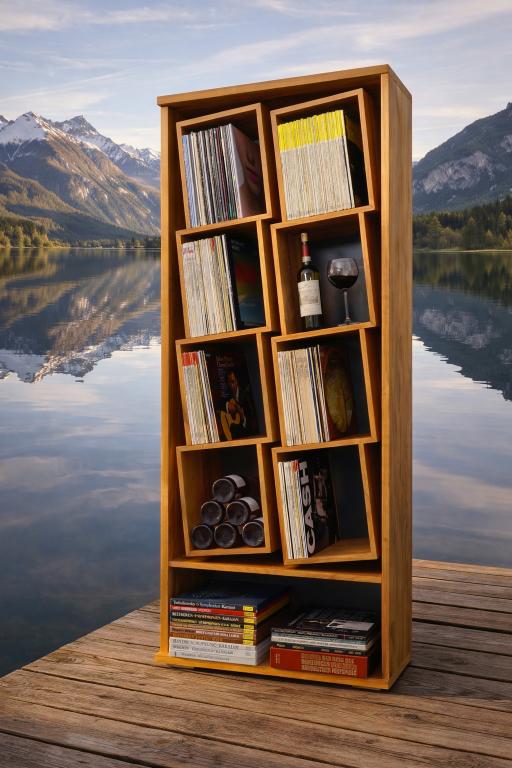 Das Schallplattenregal. Vinyl trifft Charakter. 