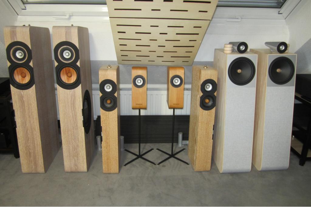 Boenicke Audio  W5, W8, W11 und Basel Acoustics Concept V01 Lautsprecher