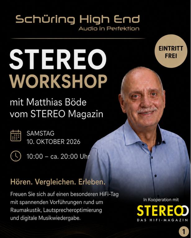 Stereo Workshop am 10.10.2026 Workshop in Reinbek