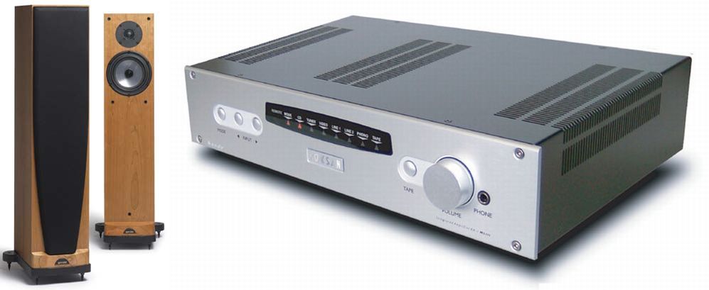 Roksan läßt die Muskeln spielen Roksan Kandy LIII mit Spendor Lautsprechern