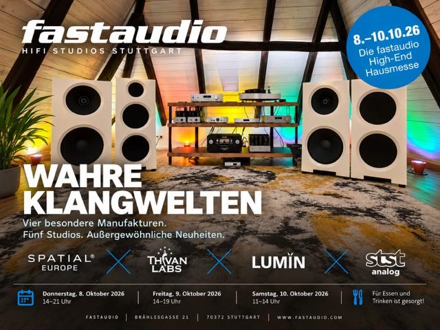 Einladung zur Fastaudio Hausmesse Fastaudio Hausmesse