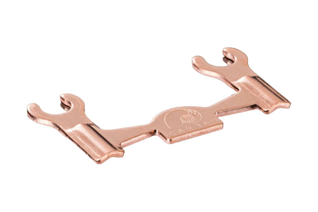 Cardas Grade 1 copper Bi-Wire Jumper Plates Cryo* & exclusively Tachyon treated by HiFi-Tuning® CARDAS Grade1 CLJP Copper Jumper Plates  *CRYO & Tachyon treated by HiFi-Tuning® 75,- € (Set of 4)