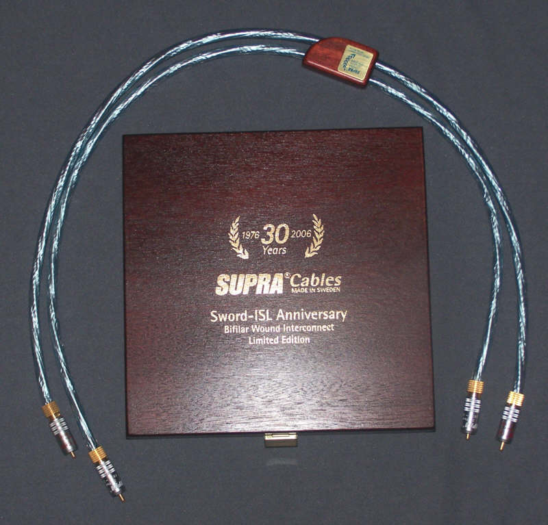 Das besondere Cinchkabel Supra Sword-ISL Anniversary Limited Edition