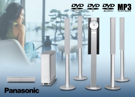 Design-DVD-System von Panasonic SC-ST1