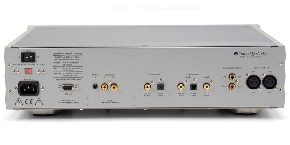 CD-Spieler mit üppiger Ausstattung  840C von Cambridge 840C  CD-Spieler von Cambridge  Audio