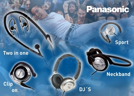 Panasonic Kopfhörer-Serie Musik im Kopf