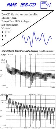 RMS IBS-CD (Einbrenn-CD) zur Anlagen-Konditionierung