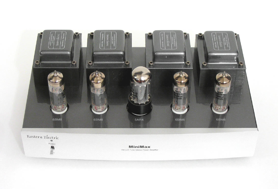 MiniMax  Leistungsverstärker mit 4 x ECL82 und Röhrengleichrichter