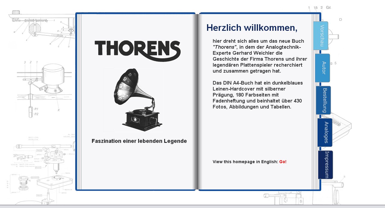 Das Thorens Buch Das Buch zur Plattenspielerlegende