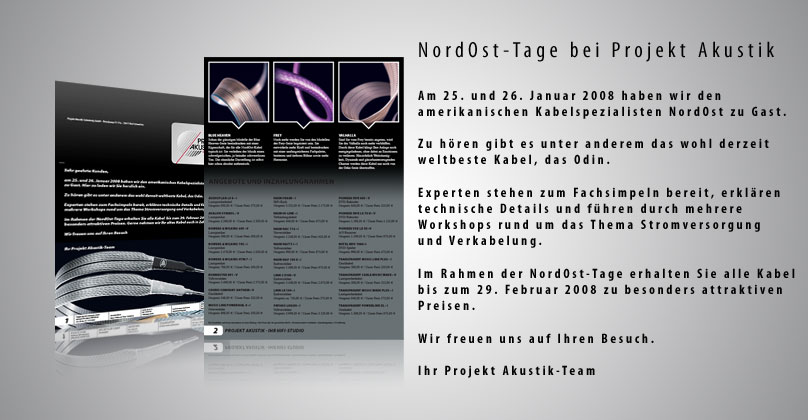 NordOst-Tage bei Projekt Akustik 