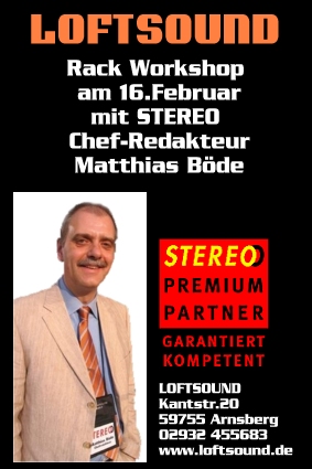 Stereo Workshop mit Matthias Böde bei LOFTSOUND Stereo Workshop
