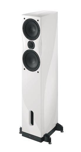 die weiße Lady.......................MB-Quart Alexxa S-one MB-Quart Alexxa in weißem Klavierlack