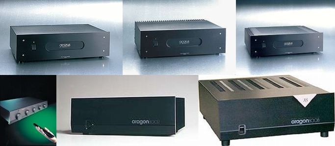 back in black...............Acurus und Aragon Verstärker Mondial - Panorama: Acurus und Aragon