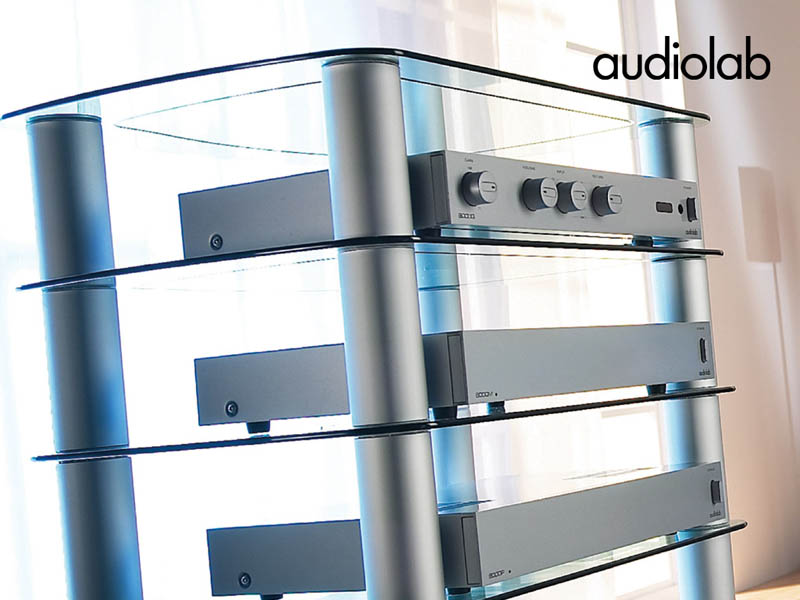 Design, Klang und günstig................audiolab 8000er Serie audiolab Rack: Vorstufe 8000Q & 2 Endstufen 8000M