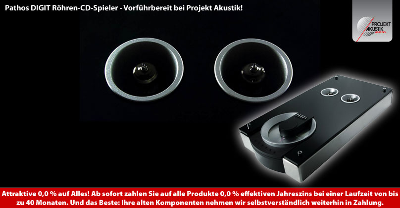 Pathos DIGIT Röhren-CD-Spieler - Vorführbereit bei Projekt Akustik!