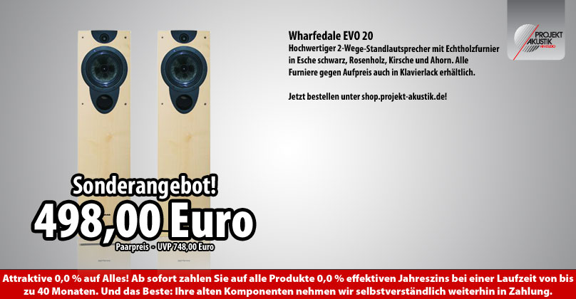 Sonderangebot! Wharfedale EVO 2 20 Wharfedale EVO 2 20 Lautsprecher