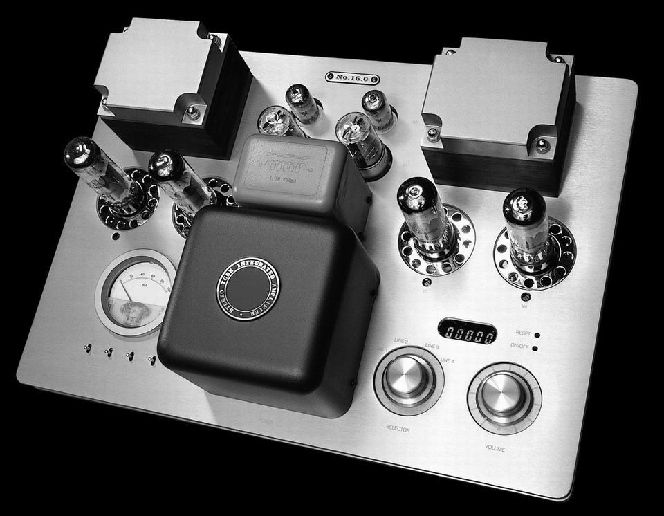 Speakers Delight `Der Maschinist´ No.16.0 - Röhrenvollverstärker mit 6CA7 (EL-34) Endröhren Speakers Delight `Der Maschinist´ No.16.0