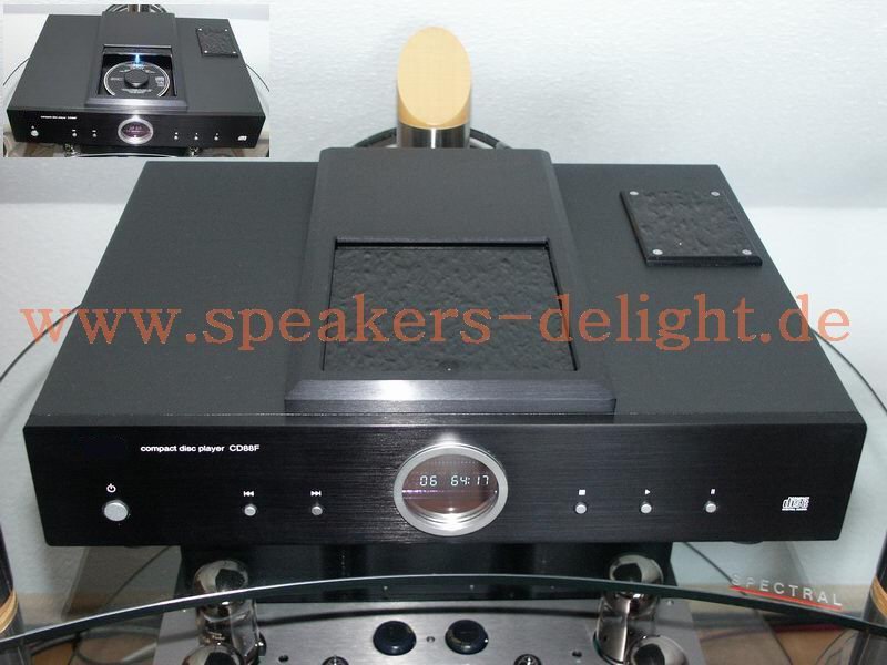 Speakers Delight- CD-88F Röhren- CD-Player mit MHZS- Wandler/Filter- Chip CD-88F Röhren- CD-Player mit MHZS- Wandler/Filter