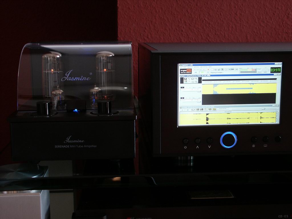 Jasmine `Serenade´ : Class-A Single-Ended Röhrenvollverstärker Jasmine `Serenade´ - DER Partner für Media- PC´s!