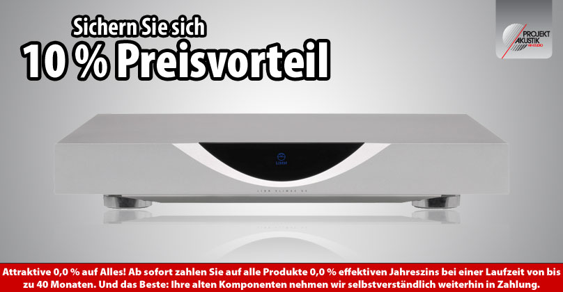 Sichern Sie sich 10% Preisvorteil... Linn Sneaky DS Majik DS Akurate DS Klimax DS