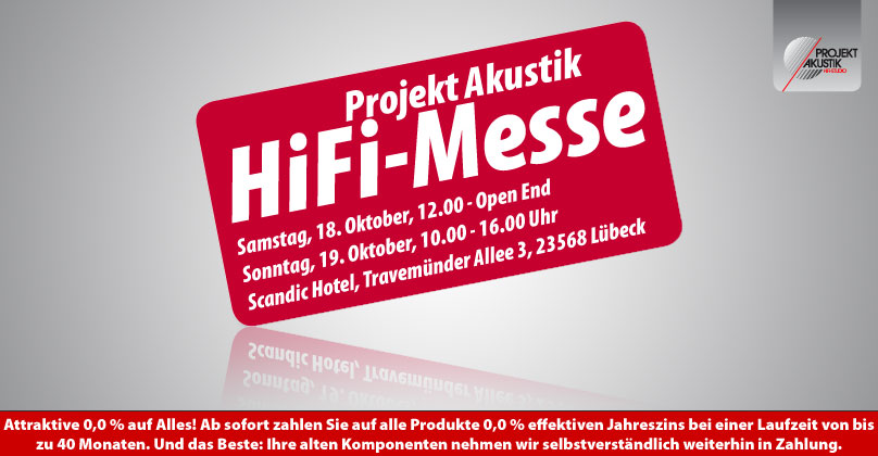 Jetzt vormerken: 18. und 19. Oktober 2008 - HiFi Messe in Lübeck