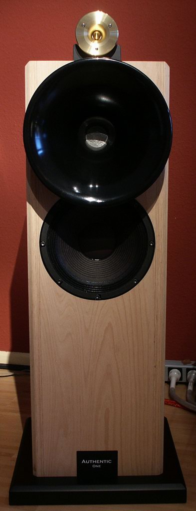 AUTHENTIC Kugelwellen- Horn No.1.5 mit Fostex T500A MKII Superhochtöner Furnier und Hornlackierung nach Wunsch!