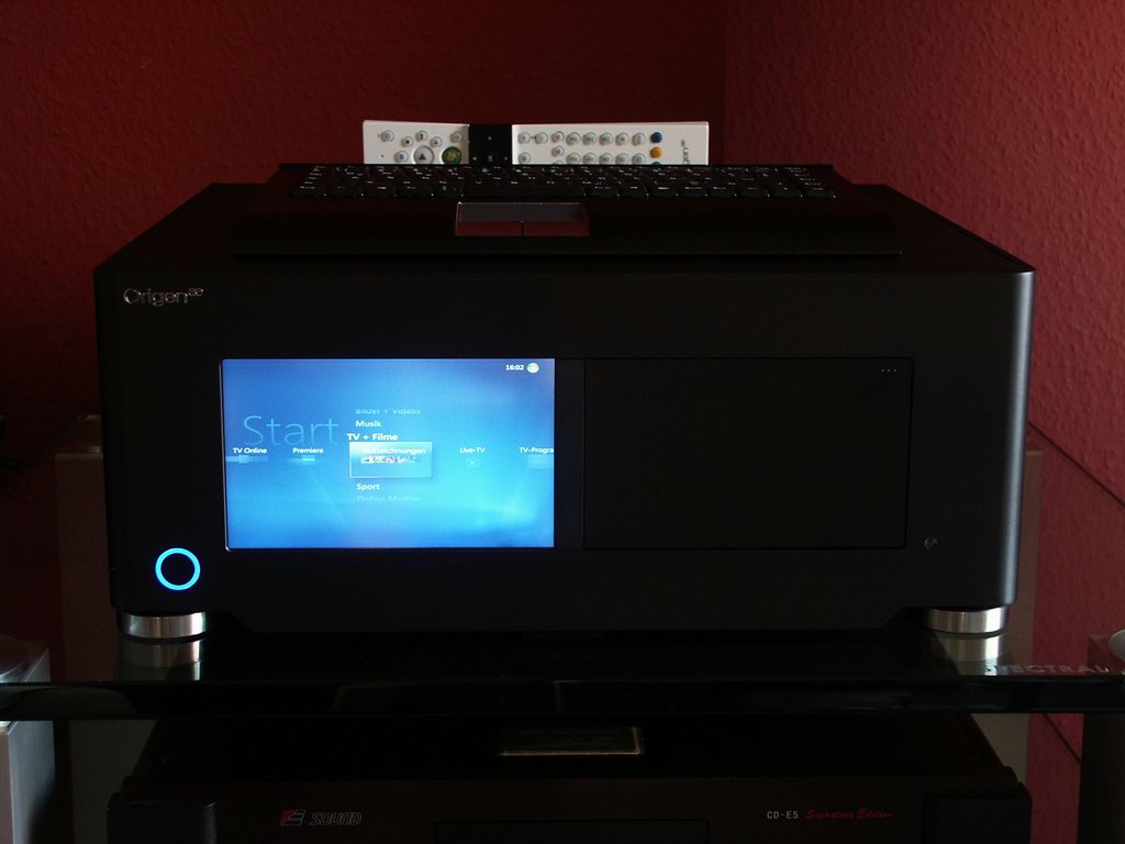 AUTHENTIC MediaCenter OrigenAE HighEnd, mit Referenz AD-DA Wandler- Karte, HDTV & BlueRay Brenner