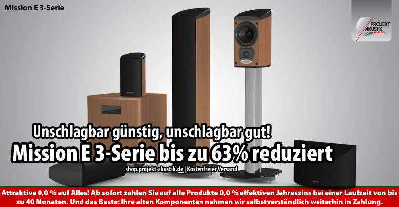 Mission E 3-Serie bis zu 63% reduziert! 