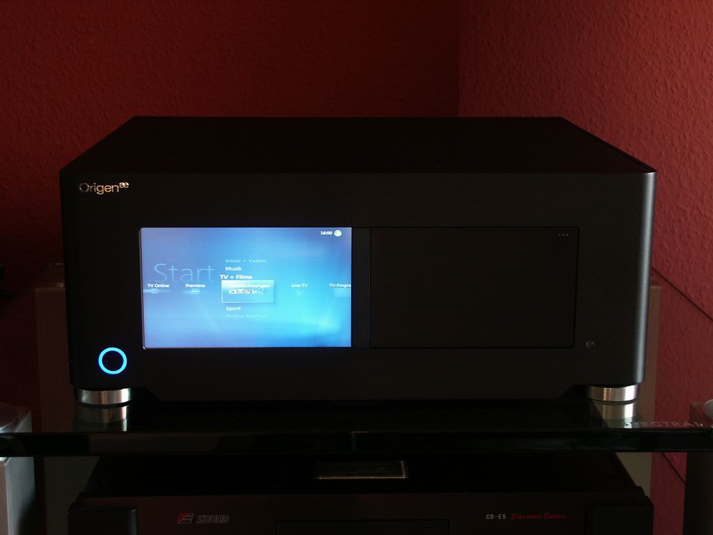 AUTHENTIC MediaCenter OrigenAE HighEnd, mit Referenz AD/DA Wandler- Karte, HDTV & BlueRay Brenner